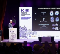Intervención del director científico de la Fundación CIEN, Pascual Sánchez-Juan durante la presentación del Congreso