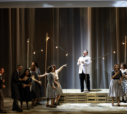 Comienzo de la representación de “Manon Lescaut” en el Teatro Real