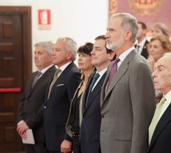 Su Majestad el Rey en un momento del acto