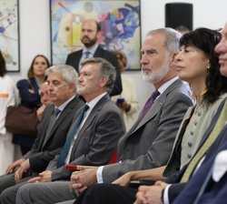 Su Majestad el Rey en un momento del acto