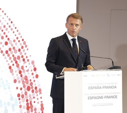 Su Excelencia el presidente de la República Francesa, durante su intervención