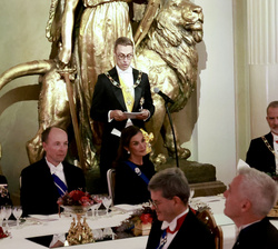 Intervención del Presidente de Finlandia durante la cena de gala
