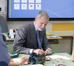 Don Felipe en el aula