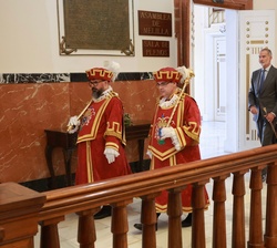 Los Reyes en el Palacio de la Asamblea