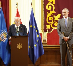 Intervencón del presidente de la Ciudad de Melilla, Juan José Imbroda