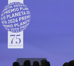 Don Felipe durante su intervención en la conmemoración del 75 aniversario del Premio Planeta