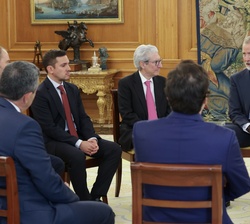 Desarrollo de la audiencia de Don Felipe a los representantes de «El Independiente»