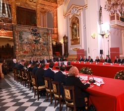 Reunión del Patronato de la Fundación Pro Real Academia Española presidida por Su Majestad el Rey