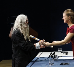 Su Alteza Real la Princesa de Asturias hace entrega del Premios Princesa de Asturias de las Artes a Patti Smith