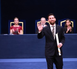 Leo Messi ha recibido el Premio Princesa de Asturias de los Deportes