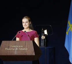 Intervención de Su Alteza Real la Princesa de Asturias