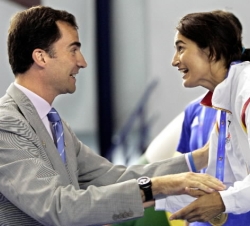 El Príncipe entrega la medalla de oro a la judoka Isabel Fernández