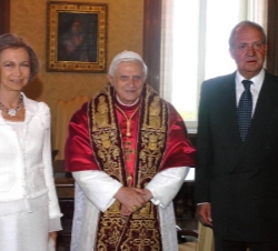 El Papa con los Reyes