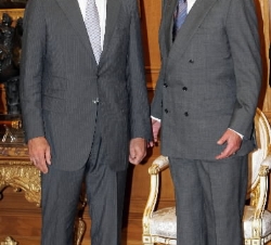 El Rey con Ministro de Asuntos Exteriores de la Federación de Rusia