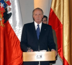 Discurso del Rey en la cena ofrecida por el Presidente Lagos y su esposa. Palacio de la Moneda. Santiago de Chile, 14 de enero de 2004