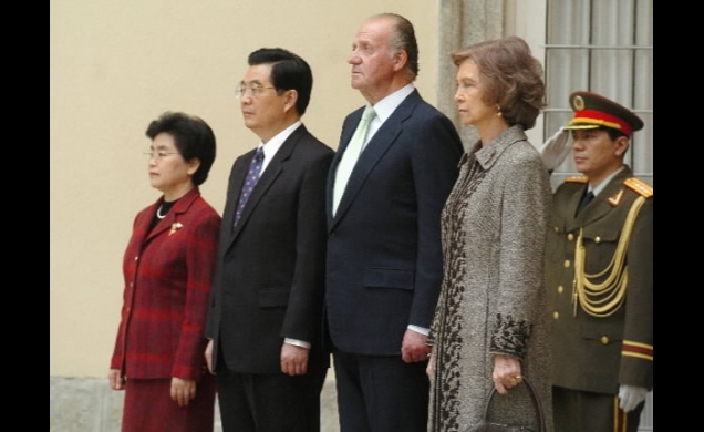 Los Reyes, con el Presidente de China y su esposa