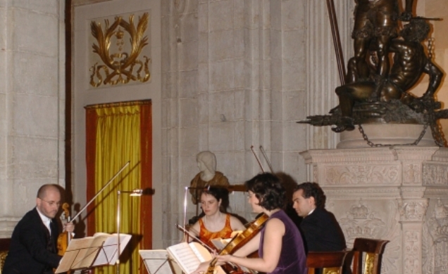 El Cuarteto Iturriaga durante el concierto