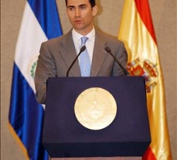 Don Felipe, durante su discurso en el Encuentro Empresarial España-Centroamérica