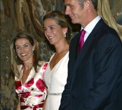 Su Alteza Real la Princesa de Asturias, Su Alteza Real la Infanta Doña Cristina y Don Iñaki Urdangarin