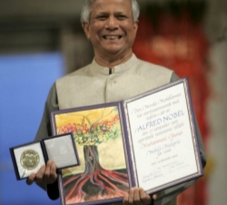 El galardonado, Muhammad Yunus