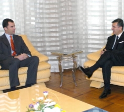 Encuentro del Príncipe con el Presidente Marovic