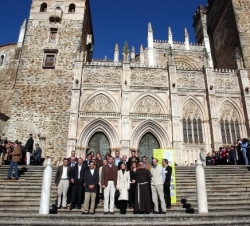 Los Príncipes de Asturias clausuraron en Guadalupe el congreso "Las humanidades y el patrimonio cultural"